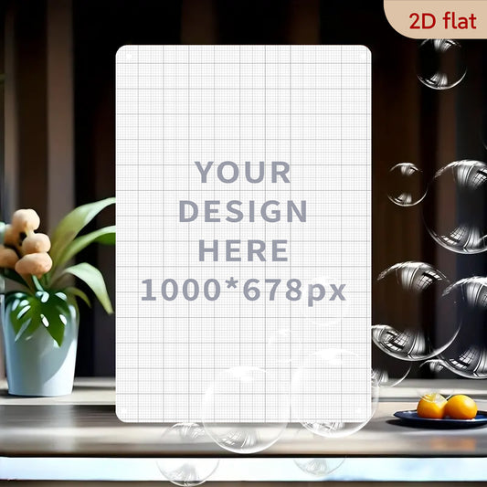 Customize T-Shape Rectangular Metal Painting 8*12in